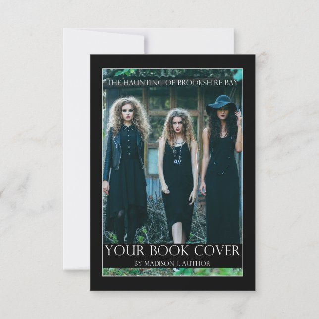 Cartão Cobrir do Livro Autor do Escritor | Promo de cópia (Frente)