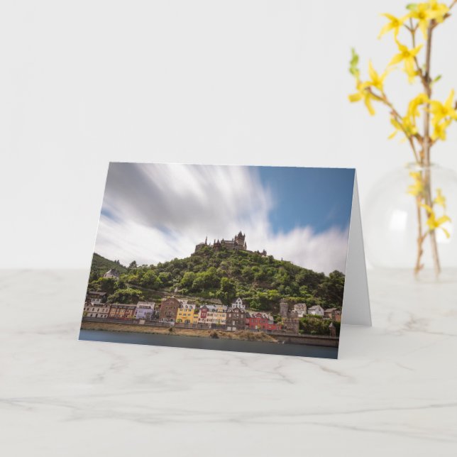 Cartão Cochem an der Mosel (Flor Amarela)