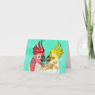 Cartão Cockatoos!