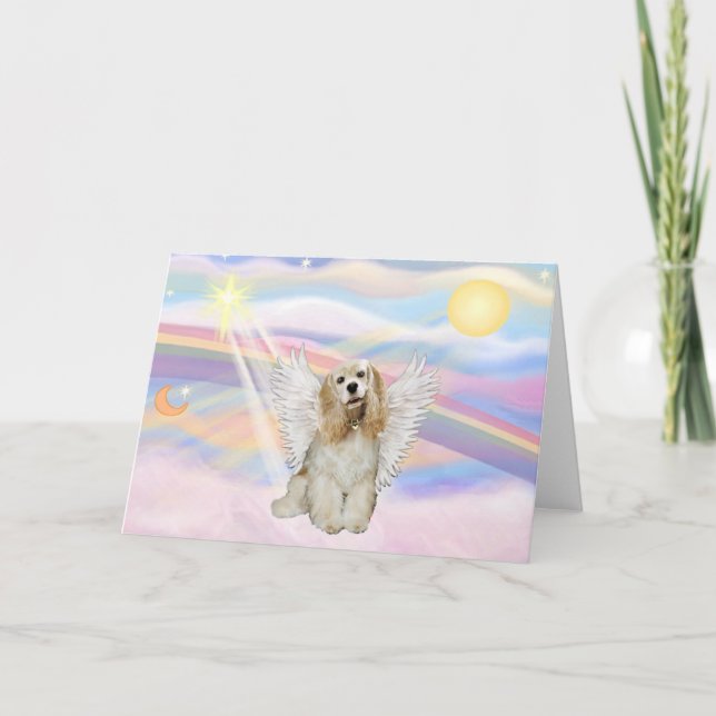 Cartão Cocker Spaniel (Frente)