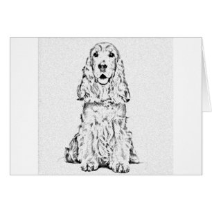 Cartão Cocker spaniel