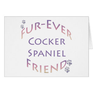 Cartão Cocker Spaniel Fuore