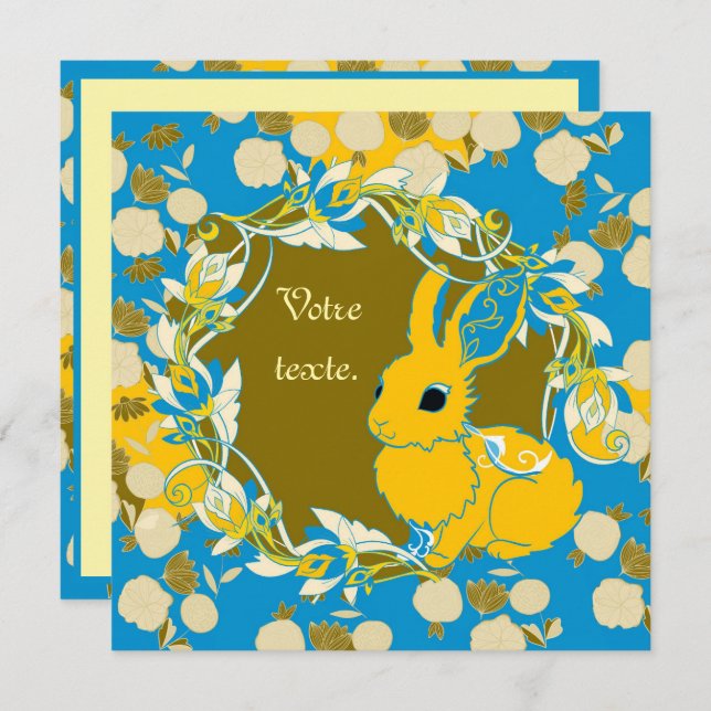 Cartão Coco le lapin (Frente/Verso)