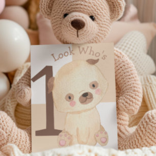 Cartão Cód. Aquarela Cód. Cód. Puppy primeiro aniversario