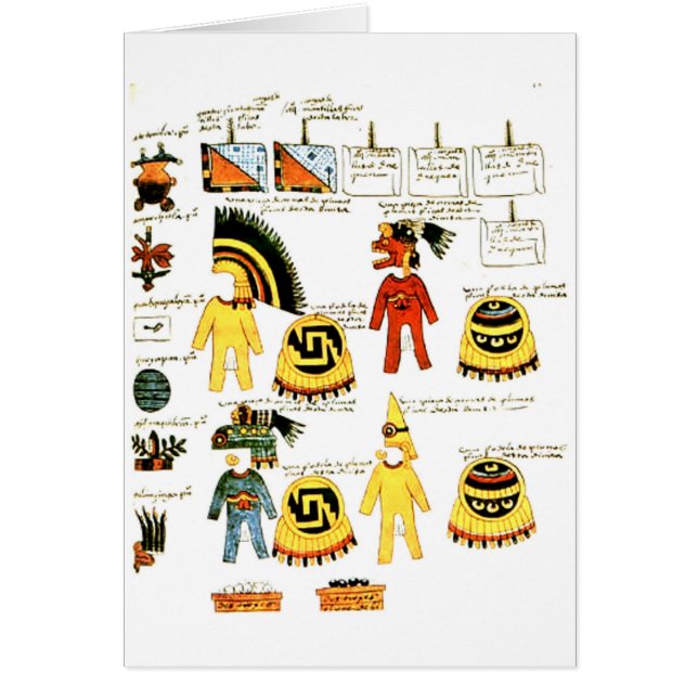 Cartão Códice Mendoza (Frente)