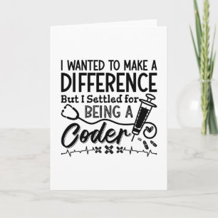 Cartão Codificador médico sendo um programador ICD Codifi