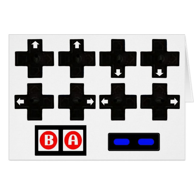 Cartão Código Contra Konami (Frente Horizontal)