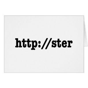 Cartão código de http://ster/HTML