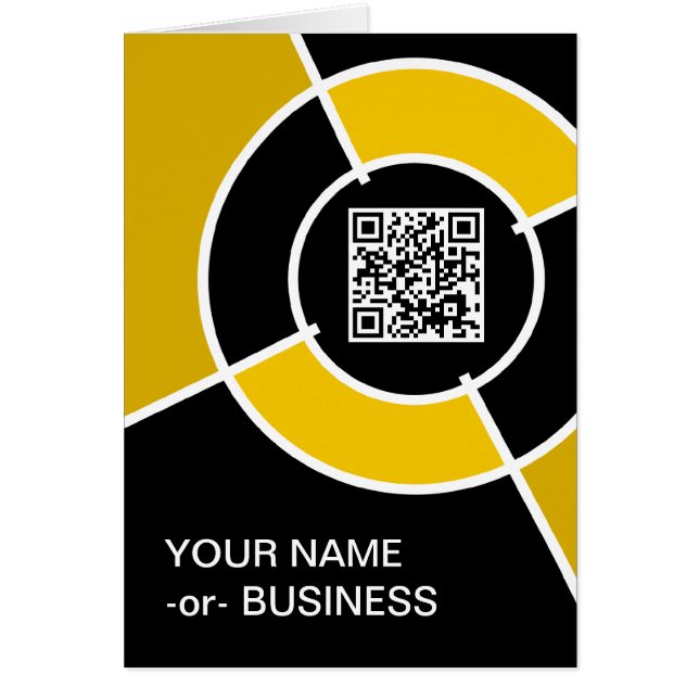 Cartão código QR dos olhais laranja (Frente)