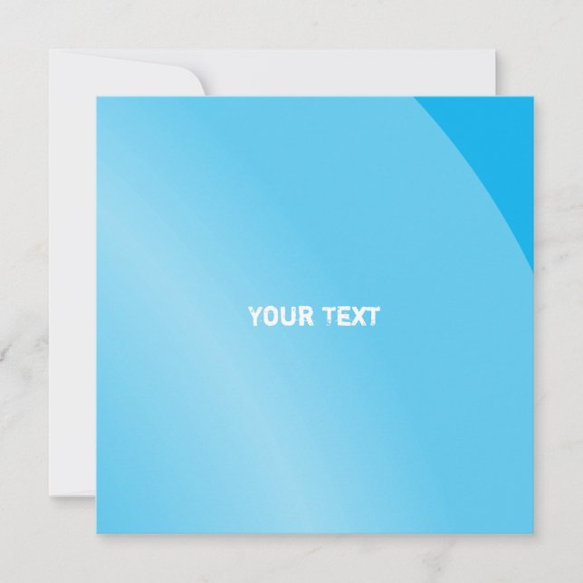 Cartão Código Qr Moderno de Sombreado do Turquesa Moderno (Frente)