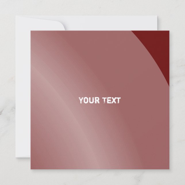 Cartão Código Qr Moderno Sombreado de Bordéus Moderno (Frente)