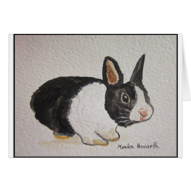 Cartão Coelho (Frente Horizontal)