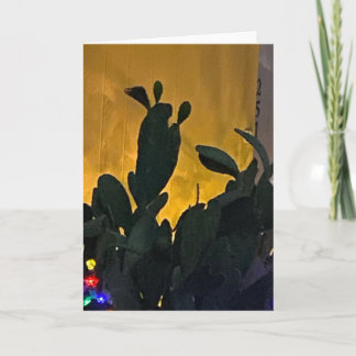 Cartão Coelho 🐰 Abstrato Rezando Cacto 🌵 