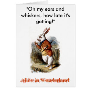 Cartão Coelho branco (cor)