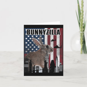Cartão Coelho Bunnyzilla
