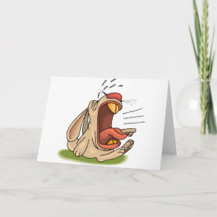 Cartão Coelho Choro