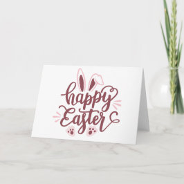 Cartão Coelho da Páscoa Feliz