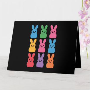 Cartão Coelho de Páscoa Ovos Xadrez Leopardo