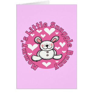 Cartão Coelho do Snuggle da mamã pouco