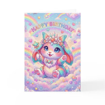 Coelho Mágico Arco-Íris Aniversário Infantil Capri