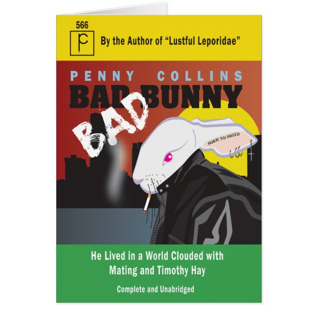 CARTÃO COELHO MAU (Frente)