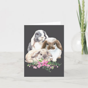 Cartão Coelhos Bunny Mamãe Bunny Coelho