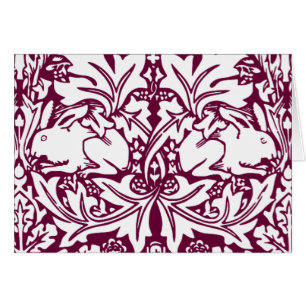 Cartão Coelhos Vintage