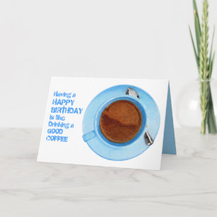 Cartão Coffee Break Birthday Card