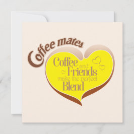 Cartão Coffee mates