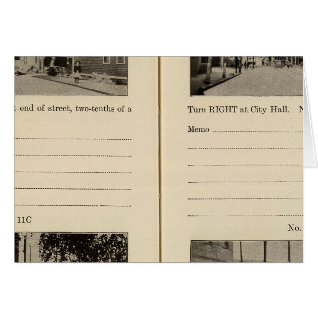 Cartão Cohoes, NY (Frente Horizontal)