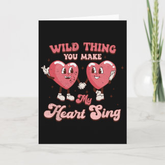 Cartão Coisa Selvagem Você Me Faz Coracao Cantar Dizeres 