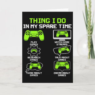 Cartão Coisas Engraçadas Que Eu Faço No Meu Tempo De Uso 