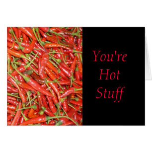 Cartão coisas quentes