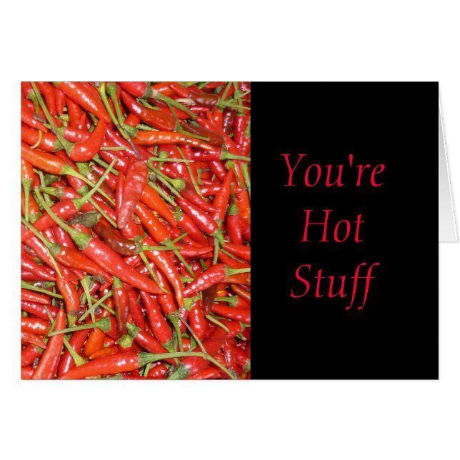 Cartão coisas quentes (Frente Horizontal)