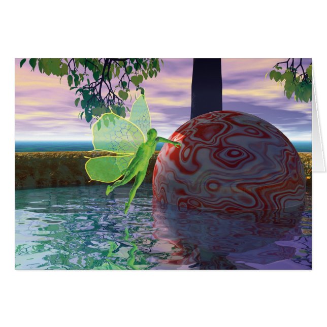 Cartão Coisas voadas - "após horas " (Frente Horizontal)