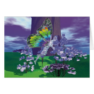 Cartão Coisas voadas - "tarde preguiçosa "