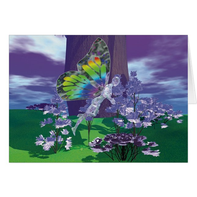 Cartão Coisas voadas - "tarde preguiçosa " (Frente Horizontal)