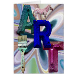 Cartão Colagem ART