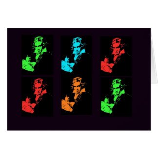 Cartão Colagem de Beethoven