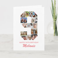 Colagem de Fotografias do 9.º Aniversário Número 9