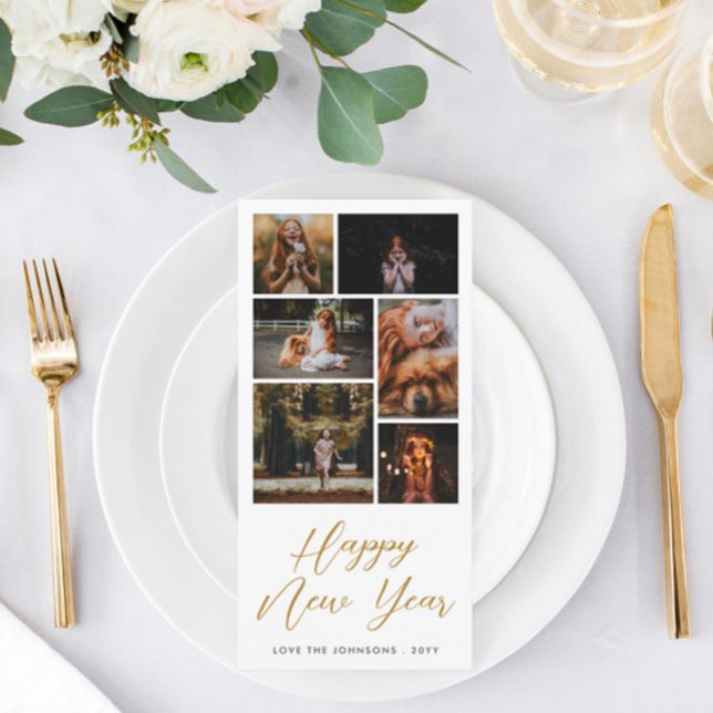 Cartão Colagem de Fotos de Saudação Personalizada (Criador carregado)