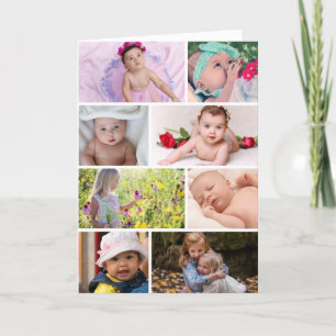 Cartão Colagem de Fotos Dia das Mães