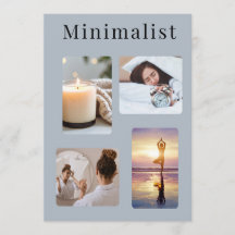 Colagem de Fotos Minimalista Estética para Decoraç