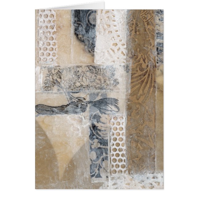 Cartão Colagem de rendas I (Frente)