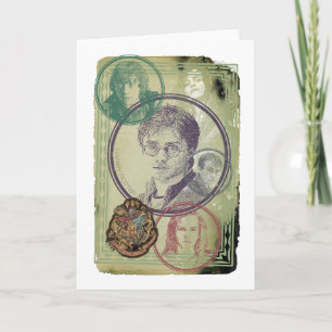 Cartão Colagem do Harry Potter 9