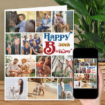 Cartão Colagem Fotográfica 12 Imagem Qualquer Idade Grand<br><div class="desc">Cartão de aniversário grande personalizado que contém até 12 fotos diferentes e você também pode incluir um dentro de mensagem personalizado O modelo de foto está pronto para que você adicione suas fotos trabalhando da esquerda para a direita em linhas de cima para baixo, que são exibidas em paisagens horizontais,...</div>