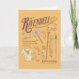 Cartão Colagem Gráfica em Aquarela RIVENDELL™