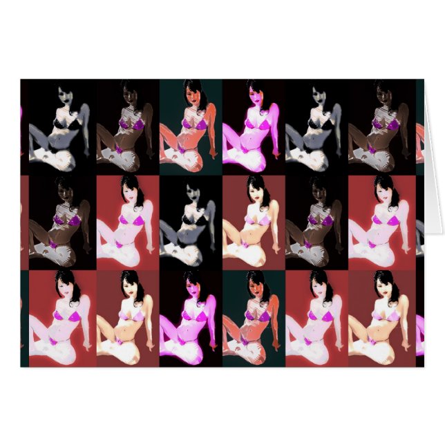 Cartão Colagem LivingDoll 7 (Frente Horizontal)