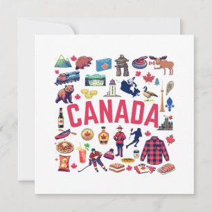 Cartão Colagem no Canadá