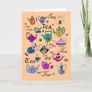 Cartão Coleção de chaleiras (vazio)